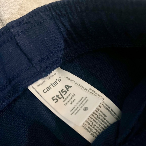 CARTER's BOYS 5T (3 pairs) Jogger
Pants Bundle - Picture 3 of 3